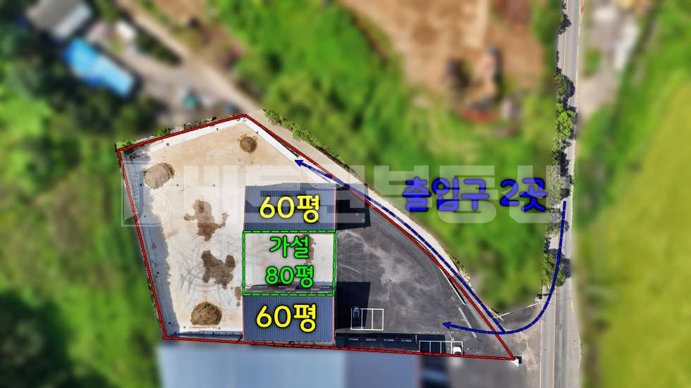 경기 김포시 월곶면 갈산리 광고효과좋은 신축 창고, 츄레라 진출입 원할하고 천막도 최대 300평 시공협의가능! 월세 매물번호 10020 사진 3